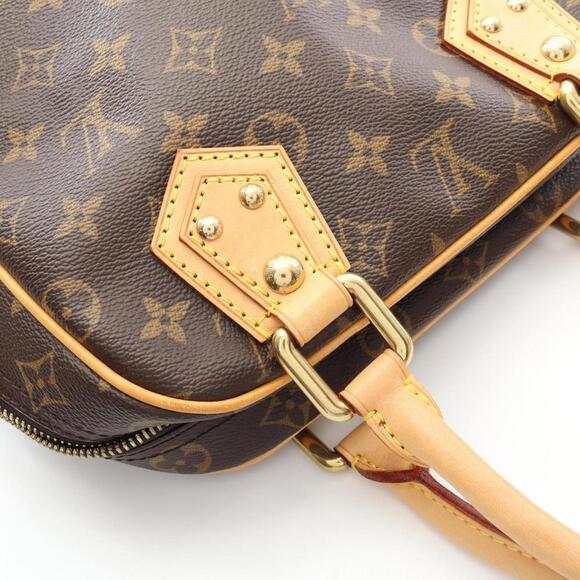 LOUIS VUITTON Brown Monogram Leather Bag - Picture 8 of 9